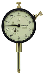 1" Total Range - 0-100 Dial Reading - AGD 2 Dial Indicator - Exact Industrial Supply