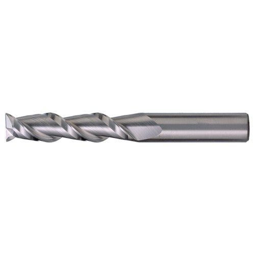 3/16″ × 3/16″ × 9/16″ × 2″ RHS / RHC Solid Carbide 2-Flute Square End High-Performance End Mill for Aluminum - Bright