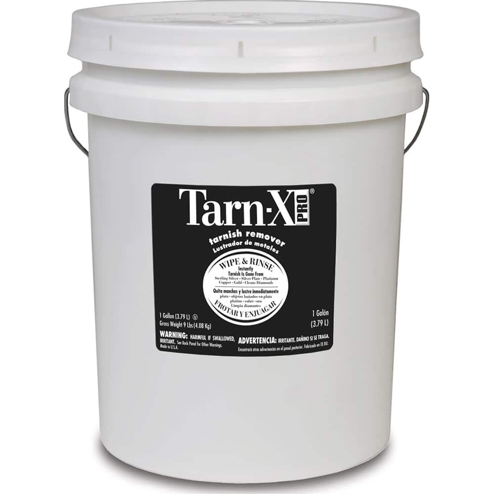 Tarn-X PRO - Metal, Stone & Furniture Polishes & Cleaners; Type: Tarnish Remover; Metal Cleaner ; Form: Liquid ; Container Size (Gal.): 5.00 ; Container Type: Pail ; Scent: Acidic