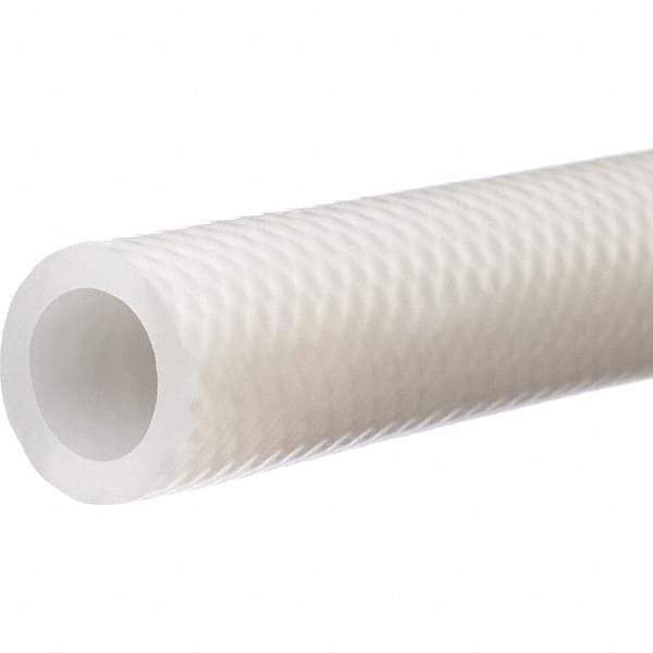 Value Collection - 3/8" ID x 11/16" OD, 5' Long, Silicone Reinforced (3A) Tube - Clear, 215 Max psi, -100 to 440°F - Exact Industrial Supply