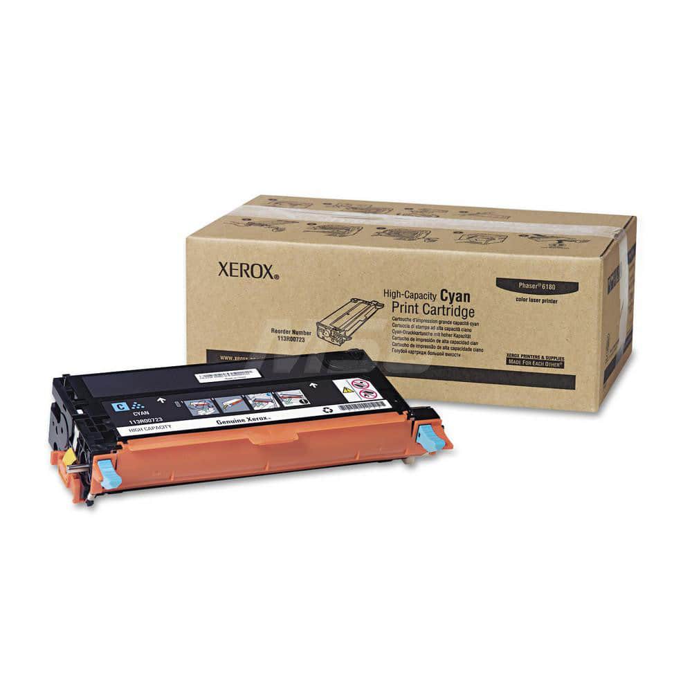 Xerox - Office Machine Supplies & Accessories; Office Machine/Equipment Accessory Type: Toner Cartridge ; For Use With: Phaser 6180; 6180MFP ; Color: Cyan
