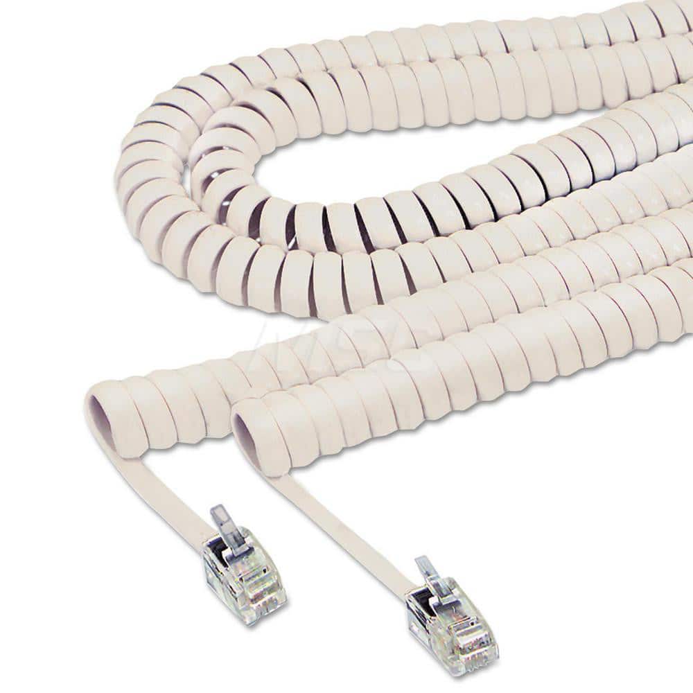 Artistic - Office Machine Supplies & Accessories; Office Machine/Equipment Accessory Type: Phone Coil Cord ; For Use With: Telephone ; Color: Ivory