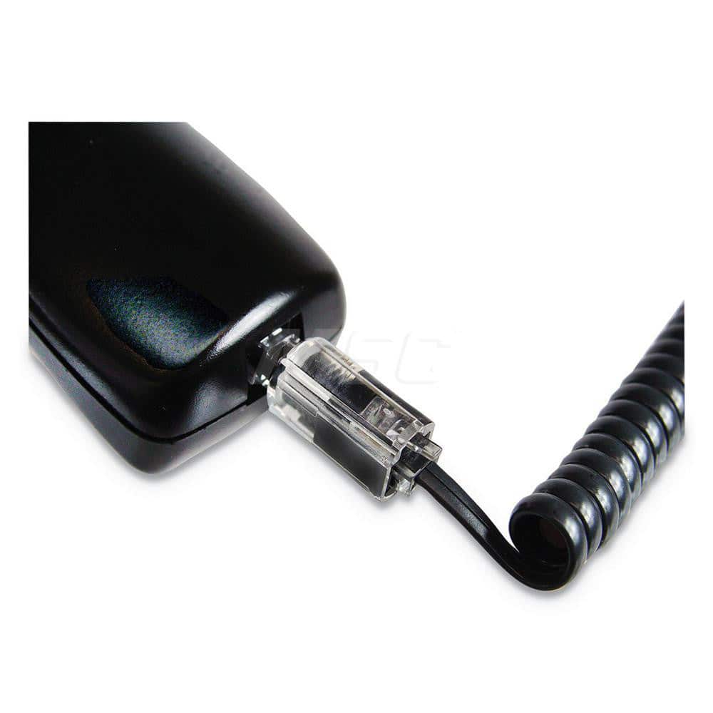 Artistic - Office Machine Supplies & Accessories; Office Machine/Equipment Accessory Type: Cord Detangler ; For Use With: Office Telephone ; Color: Clear; Black