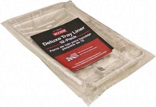 Wooster Brush - 9" Roller Compatible Paint Tray Liner - 1 Qt Capacity, 11" Wide, Recycled Plastic - Exact Industrial Supply