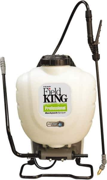 Smith Performance Sprayers - 4 Gal Chemical Safe Garden Backpack Sprayer - Polyethylene Tank, Wide Mouth, Reinforced Hose - Exact Industrial Supply