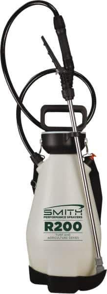 Smith Performance Sprayers - 2 Gal Chemical Safe Garden Hand Sprayer - Use with Cleaners/Degreasers, Polypropylene Tank, Wide Mouth, Reinforced Hose - Exact Industrial Supply