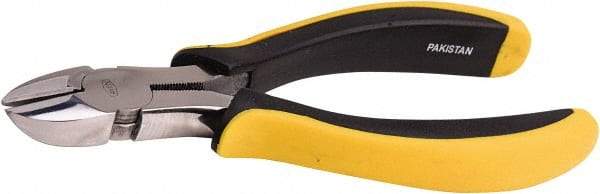 Aven - 6" OAL, 12 AWG Capacity, Diagonal Cutter - 3/4" Jaw Length x 5/8" Jaw Width, Oval Head, Ergonomic Handle Handle - Exact Industrial Supply