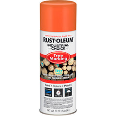 Wet/Dry Tree Marking-Fluorescent Orange Spray Paint - Exact Industrial Supply
