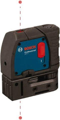 Bosch - 2 Beam 100' Max Range Self Leveling Dot Laser Level - 1/4" at 100' & 1/8" at 30' Accuracy, Battery Included - Exact Industrial Supply