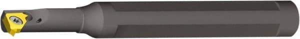 Vargus - Internal Thread, Right Hand Cut, 1/2" Shank Width x 0.49" Shank Height Indexable Threading Toolholder - 3.43" OAL, 5LKIR Insert Compatibility, BNVRC Toolholder, Series Mini L - Exact Industrial Supply