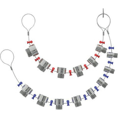 Value Collection - Screw Pitch Gages Threads per Inch Range: 3-3/8 - 85 Pitch Range (mm): 0.35-2.50 - Exact Industrial Supply