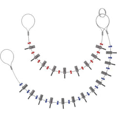 Value Collection - Screw Pitch Gages Threads per Inch Range: 3-3/8 - 85 Pitch Range (mm): 1.50-3.00 - Exact Industrial Supply