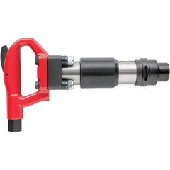 Chicago Pneumatic - 2,150 BPM, 2" Stoke Length, Pneumatic Chipping Hammer - 31 CFM, 7/8 NPT - Exact Industrial Supply