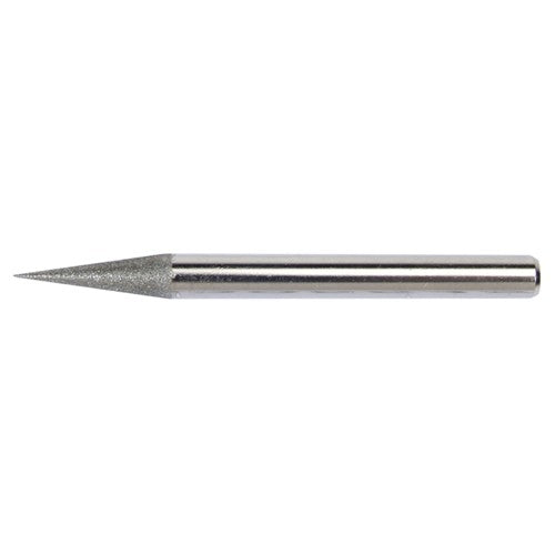 1/8″ × 3″ Electroplated Diamond Hone-150 Grit; 6 Degree Included Angle - Exact Industrial Supply