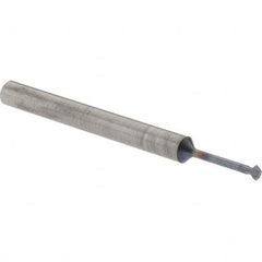 Accupro - 5/64° 5/64" Cut Diam, 0.039" Cut Width, 1/8" Shank, Solid Carbide Double-Angle Cutter - Exact Industrial Supply