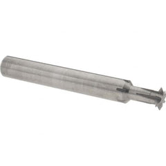 Accupro - 5/16° 5/16" Cut Diam, 0.072" Cut Width, 5/16" Shank, Solid Carbide Double-Angle Cutter - Exact Industrial Supply