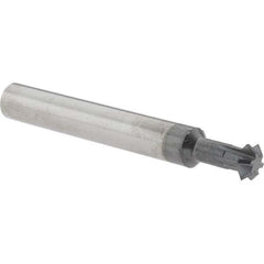 Accupro - 5/16° 5/16" Cut Diam, 1/8" Cut Width, 5/16" Shank, Solid Carbide Double-Angle Cutter - Exact Industrial Supply