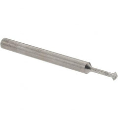 Accupro - 3/32° 3/32" Cut Diam, 0.047" Cut Width, 1/8" Shank, Solid Carbide Double-Angle Cutter - Exact Industrial Supply