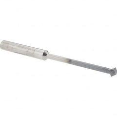 Accupro - 3/16° 3/16" Cut Diam, 0.093" Cut Width, 3/16" Shank, Solid Carbide Double-Angle Cutter - Exact Industrial Supply