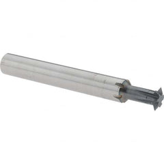 Accupro - 5/16° 5/16" Cut Diam, 0.072" Cut Width, 5/16" Shank, Solid Carbide Double-Angle Cutter - Exact Industrial Supply