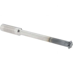 Accupro - 3/8° 3/8" Cut Diam, 1/8" Cut Width, 3/8" Shank, Solid Carbide Double-Angle Cutter - Exact Industrial Supply