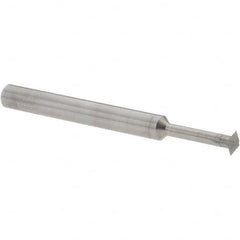 Accupro - 3/16° 3/16" Cut Diam, 0.055" Cut Width, 3/16" Shank, Solid Carbide Double-Angle Cutter - Exact Industrial Supply