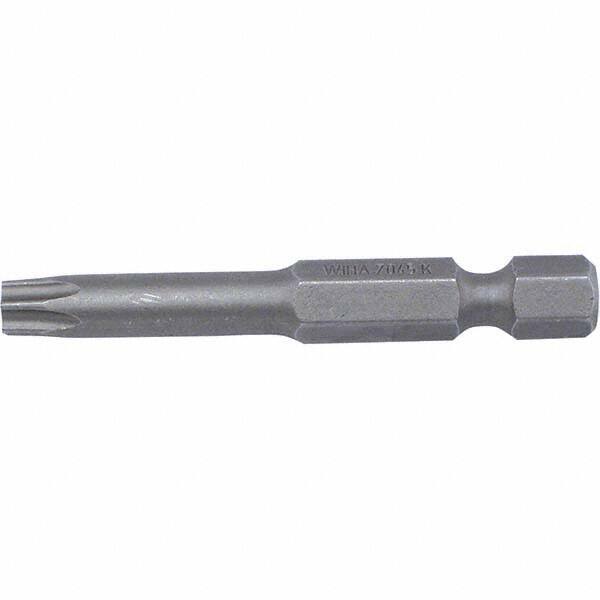 Wiha - T20 Power Bit - 1/4" Drive, 2" OAL - Exact Industrial Supply