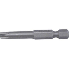 Wiha - T8 Power Bit - 1/4" Drive, 2" OAL - Exact Industrial Supply