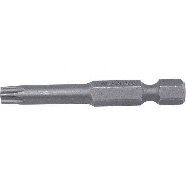 Wiha - T6 Power Bit - 1/4" Drive, 2" OAL - Exact Industrial Supply