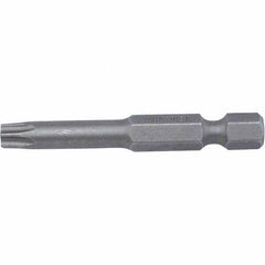 Wiha - T6 Power Bit - 1/4" Drive, 2" OAL - Exact Industrial Supply