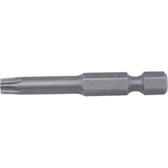 Wiha - T30 Power Bit - 1/4" Drive, 2" OAL - Exact Industrial Supply
