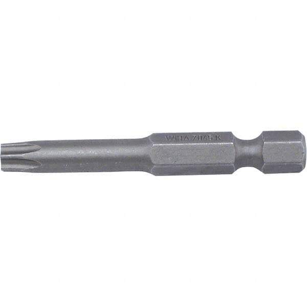 Wiha - T25 Power Bit - 1/4" Drive, 2" OAL - Exact Industrial Supply