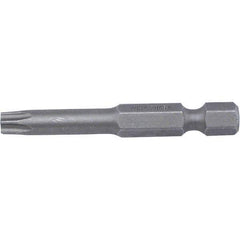 Wiha - T9 Power Bit - 1/4" Drive, 2" OAL - Exact Industrial Supply