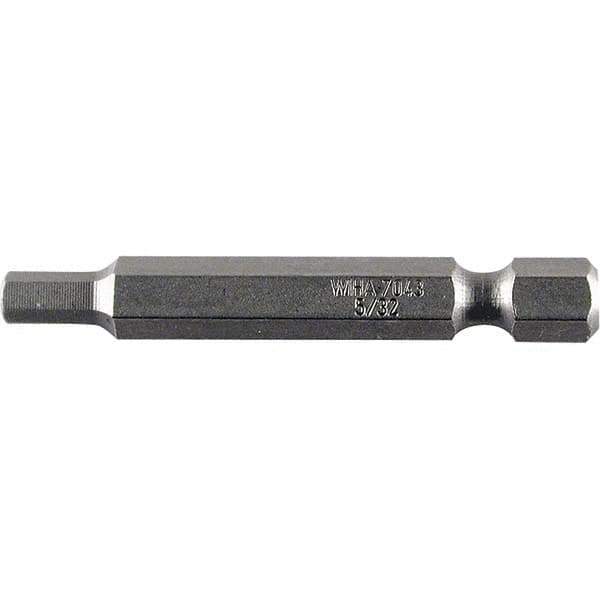 Wiha - 0.14" Power Bit - 1/4" Drive, 2" OAL - Exact Industrial Supply
