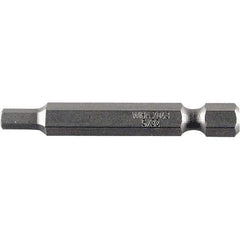 Wiha - 0.14" Power Bit - 1/4" Drive, 2" OAL - Exact Industrial Supply