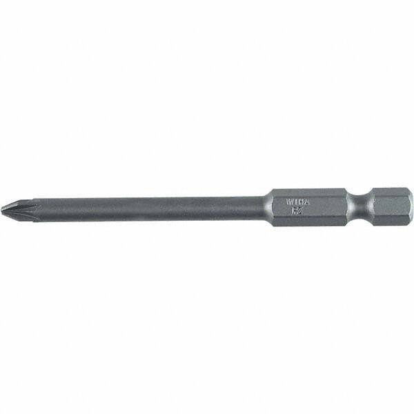 Wiha - PZ.0 Power Bit - 1/4" Drive, 2-3/4" OAL - Exact Industrial Supply