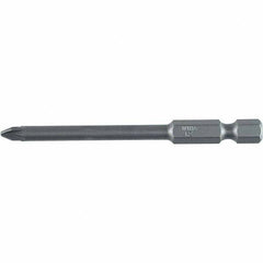 Wiha - PZ.0 Power Bit - 1/4" Drive, 2-3/4" OAL - Exact Industrial Supply