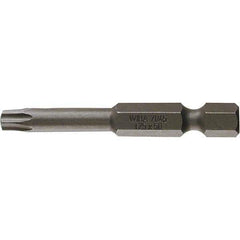 Wiha - T27 Power Bit - 1/4" Drive, 2" OAL - Exact Industrial Supply