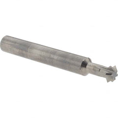 Accupro - 5/16° 5/16" Cut Diam, 1/8" Cut Width, 5/16" Shank, Solid Carbide Double-Angle Cutter - Exact Industrial Supply