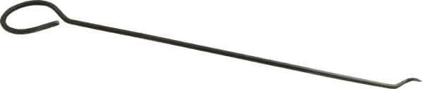 Made in USA - 9" OAL Rigid Hook - 1/8" Shaft Diam - Exact Industrial Supply