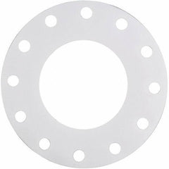 Made in USA - 6" Pipe, Flange Gasket - Gore-Tex GR, White, 1/16" Thick - Exact Industrial Supply