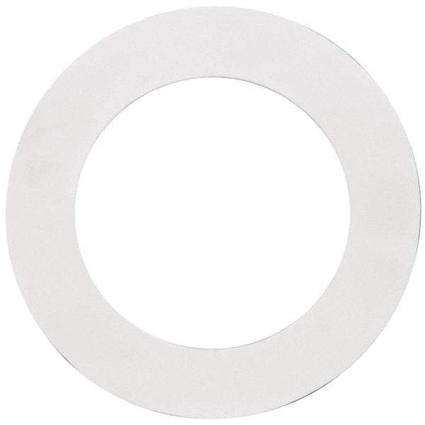 Made in USA - 4" Pipe, Flange Gasket - Gore-Tex GR, White, 1/16" Thick - Exact Industrial Supply