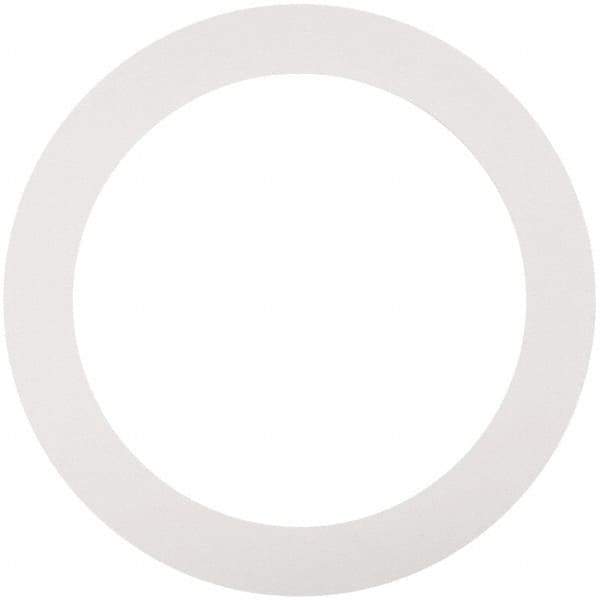 Made in USA - 6" Pipe, Flange Gasket - Gore-Tex GR, White, 1/16" Thick - Exact Industrial Supply