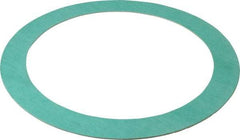 Made in USA - 8" Pipe, 8-5/8" ID x 11" OD Flange Gasket - Fiberglass/Aramid Fiber, Green/White, 1/16" Thick - Exact Industrial Supply