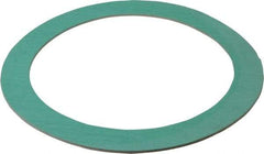 Made in USA - 8" Pipe, 8-5/8" ID x 11" OD Flange Gasket - Fiberglass/Aramid Fiber, Green/White, 1/8" Thick - Exact Industrial Supply