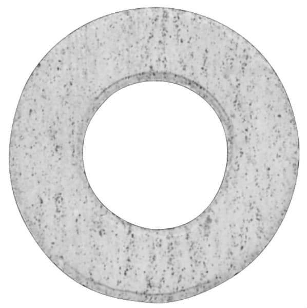 Made in USA - 5" Pipe, 5-1/32" ID x 7-3/4" OD Flange Gasket - PTFE, White, 3/32" Thick - Exact Industrial Supply