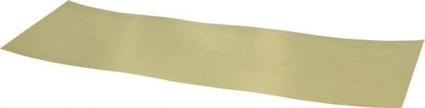 Made in USA - 10 Piece, 18 Inch Long x 6 Inch Wide x 0.005 Inch Thick, Shim Sheet Stock - Brass - Exact Industrial Supply