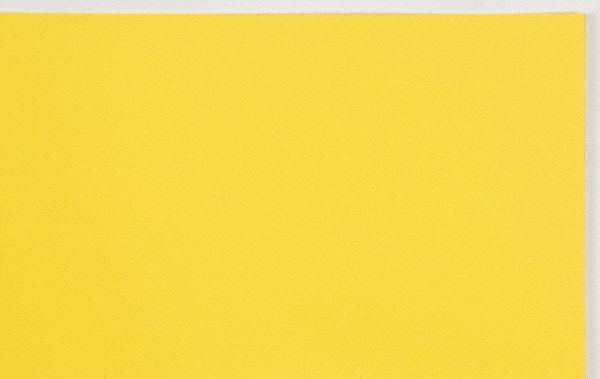 Made in USA - 1 Piece, 10" Wide x 20" Long Plastic Shim Stock Sheet - Yellow, ±10% Tolerance - Exact Industrial Supply
