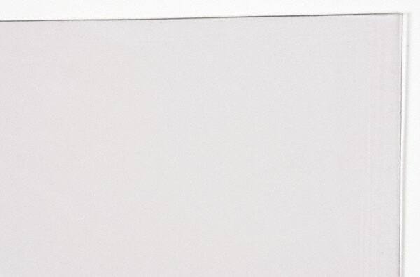 Made in USA - 1 Piece, 10" Wide x 20" Long Plastic Shim Stock Sheet - Clear (Color), ±10% Tolerance - Exact Industrial Supply