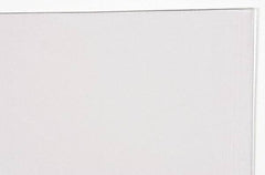 Made in USA - 1 Piece, 10" Wide x 20" Long Plastic Shim Stock Sheet - Clear (Color), ±10% Tolerance - Exact Industrial Supply